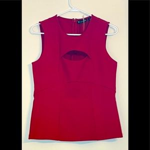 NY&C - Red Statement Top